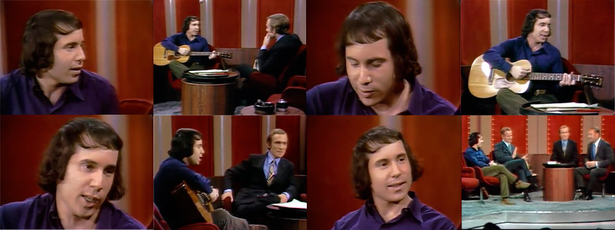 Paul Simon en el Dick Cavett Show