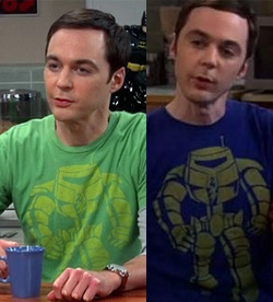 Sheldon Shirt Camiseta Robot Man-Bot