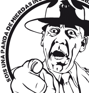 Chaqueta Metalica Camiseta shirt tee Sargento Hartman